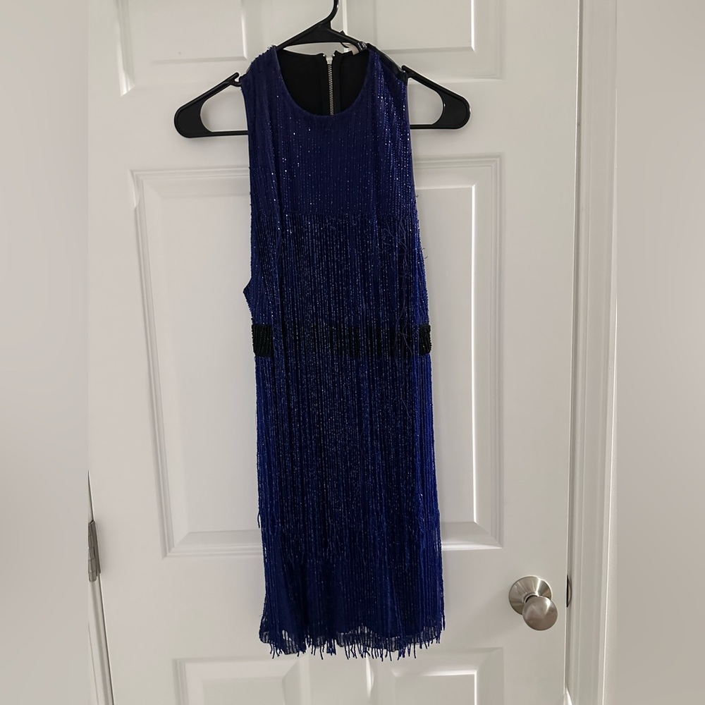 Topshop Blue sequin Dress